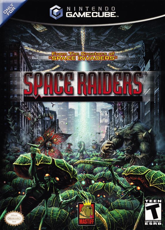 Space Raiders box art for Playstation 2